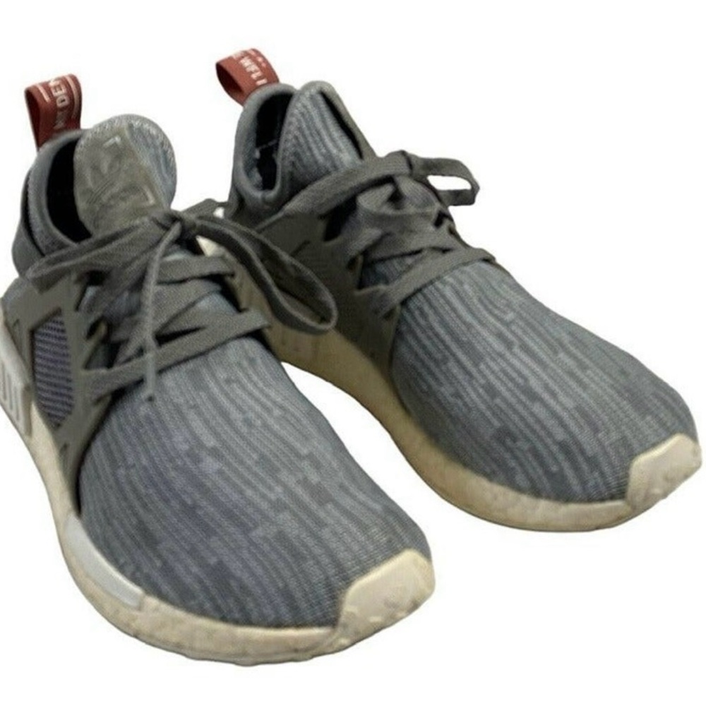 Adidas Men’s NMD XR1 Prime-knit Glitch Onix Gray Size 8 BB3686 EUC